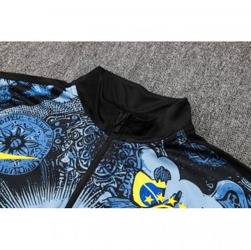 Chandal de Sudadera del Brasil Jesus Nino 24-25 Azul