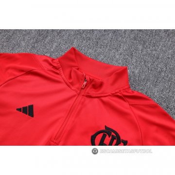 Chandal de Sudadera del Flamengo 23-24 Rojo