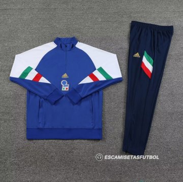 Chandal de Sudadera del Italia 2023-24 Azul