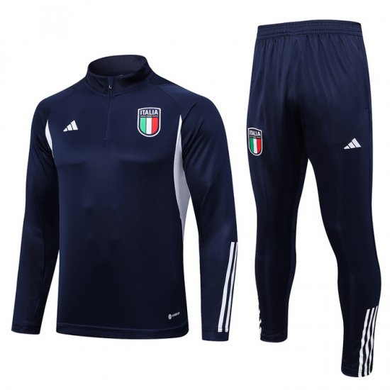 Chandal de Sudadera del Italia Nino 23-24 Azul - Haga un click en la imagen para cerrar