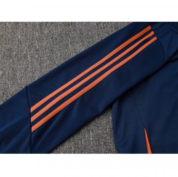 Chandal de Sudadera del Manchester United Nino 2024-25 Azul