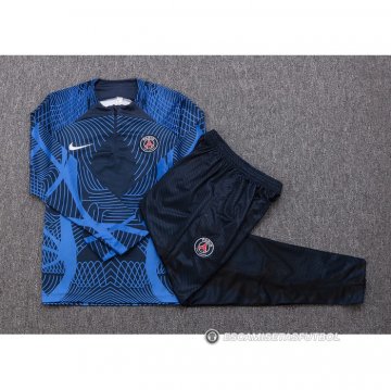 Chandal de Sudadera del Paris Saint-Germain 2022-2023 Azul