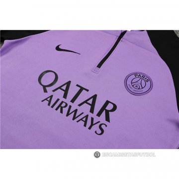 Chandal de Sudadera del Paris Saint-Germain 23-24 Purpura