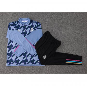 Chandal de Sudadera del Real Madrid 24-25 Negro y Gris