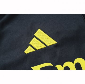Chandal de Sudadera del Real Madrid 25-26 Negro Amarillo