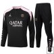 Chandal de Sudadera del Real Madrid Nino 24-25 Negro