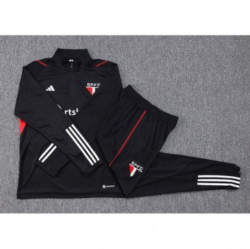 Chandal de Sudadera del Sao Paulo 23-24 Negro