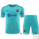 Chandal del Barcelona Manga Corta 23-24 Verde - Pantalon Corto