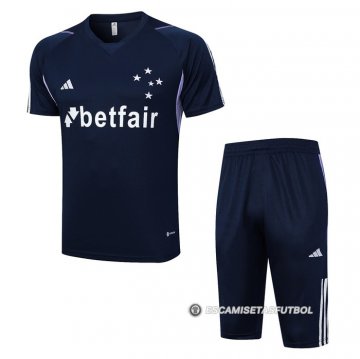 Chandal del Cruzeiro Manga Corta 23-24 Azul - Pantalon Corto