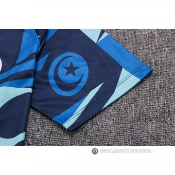 Chandal del Inter Milan Manga Corta 22-23 Azul - Pantalon Corto