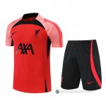 Chandal del Liverpool Manga Corta 22-23 Rojo - Pantalon Corto