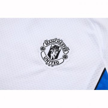 Chandal del Manchester United Manga Corta 25-26 Blanco - Pantalon Corto