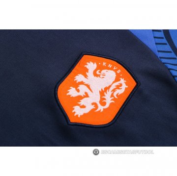 Chandal del Paises Bajos Manga Corta 22-23 Azul