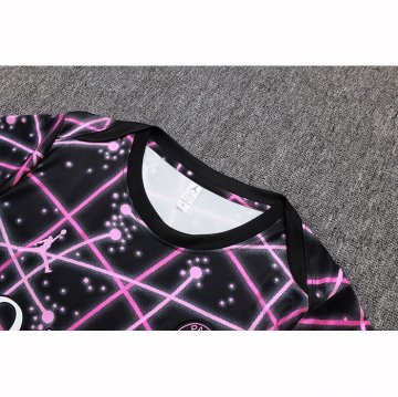 Chandal del Paris Saint-Germain Jordan Manga Corta 25-26 Negro Rosa - Pantalon Corto