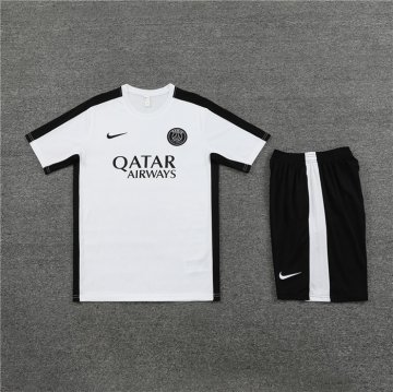Chandal del Paris Saint-Germain Manga Corta 23-24 Blanco - Pantalon Corto