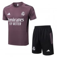 Chandal del Real Madrid Manga Corta 25-26 Purpura - Pantalon Corto
