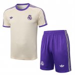 Chandal del Real Madrid Manga Corta 25-26 Amarillo - Pantalon Corto
