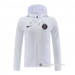 Chaqueta con Capucha del Paris Saint-Germain 2022-23 Blanco