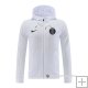 Chaqueta con Capucha del Paris Saint-Germain 2022-23 Blanco