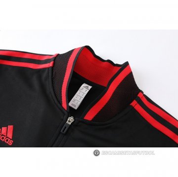 Chaqueta del Manchester United 2022-23 Negro y Rojo