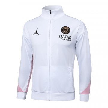 Chaqueta del Paris Saint-Germain Jordan 24-25 Blanco