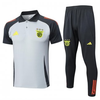 Conjunto Polo del Benfica 24-25 Gris