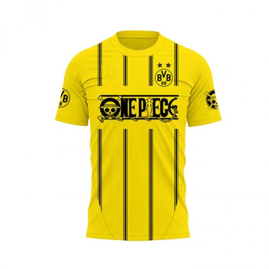 Tailandia Camiseta Borussia Dortmund ONE PIECE 25-26 Amarillo - Haga un click en la imagen para cerrar