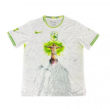Tailandia Camiseta Brasil Jesus 2025 Blanco