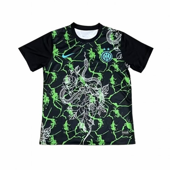 Tailandia Camiseta Inter Milan Special 25-26 Negro Verde - Haga un click en la imagen para cerrar