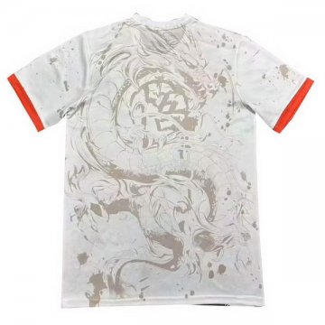 Tailandia Camiseta Japon Anime 25-26 Blanco y Naranja