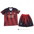 Camiseta AC Milan Cuarto Nino 22-23