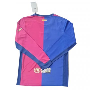 Camiseta Barcelona 1ª Manga Larga 2024-25