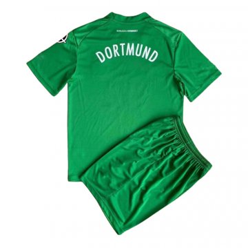 Camiseta Borussia Dortmund Portero Nino 22-23 Verde