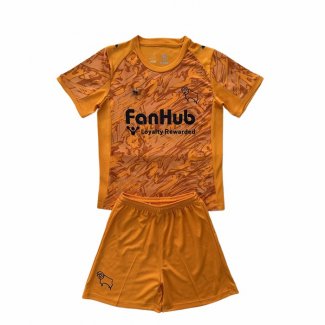 Camiseta Derby County Portero Nino 25-26 Naranja