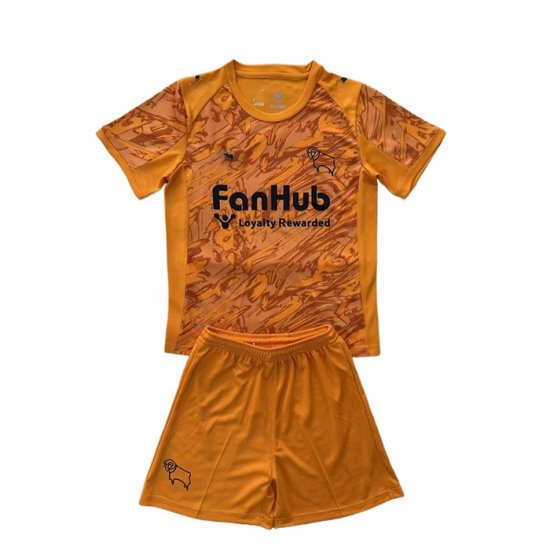 Camiseta Derby County Portero Nino 25-26 Naranja - Haga un click en la imagen para cerrar