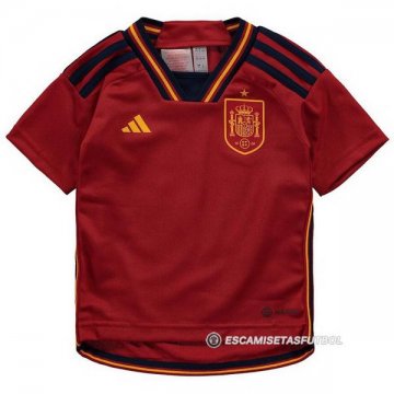 Camiseta Espana 1ª Nino 2022