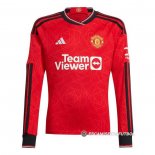 Camiseta Manchester United 1ª Manga Larga 23-24