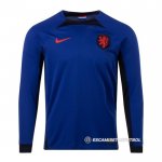 Camiseta Paises Bajos 2ª Manga Larga 2022