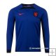Camiseta Paises Bajos 2ª Manga Larga 2022