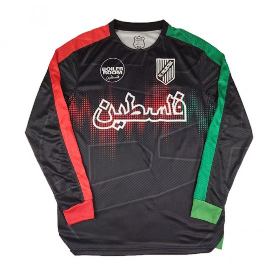 Camiseta Palestina Special Manga Larga 25-26 Negro - Haga un click en la imagen para cerrar