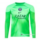 Camiseta Paris Saint-Germain Portero Manga Larga 22-23 Verde