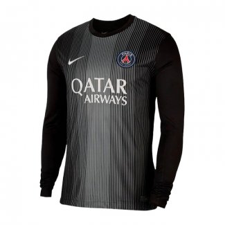 Camiseta Paris Saint-Germain Portero 1ª Manga Larga 25-26 Negro