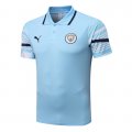 Camiseta Polo del Manchester City 22-23 Azul