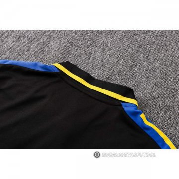 Camiseta Polo del Manchester United 22-23 Negro