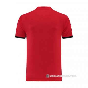 Camiseta Polo del Manchester United 23-24 Rojo AAA