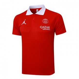 Camiseta Polo del Paris Saint-Germain 24-25 Rojo