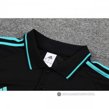 Camiseta Polo del Real Madrid 22-23 Negro y Verde