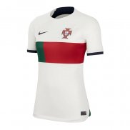 Camiseta Portugal 2ª Mujer 2022