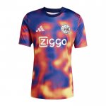 Camiseta Pre Partido del Ajax 25-26 Azul Naranja