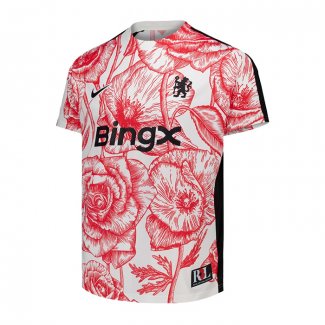 Camiseta Pre Partido del Chelsea 25-26 Rojo